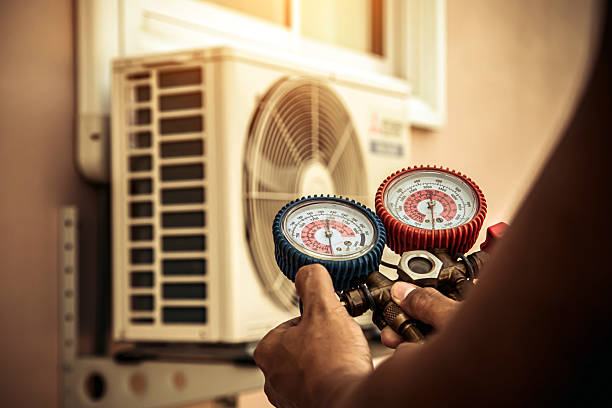 Professional Hvac technician working in Kerrick, MN